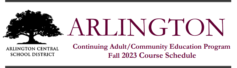  continuing education course schedule